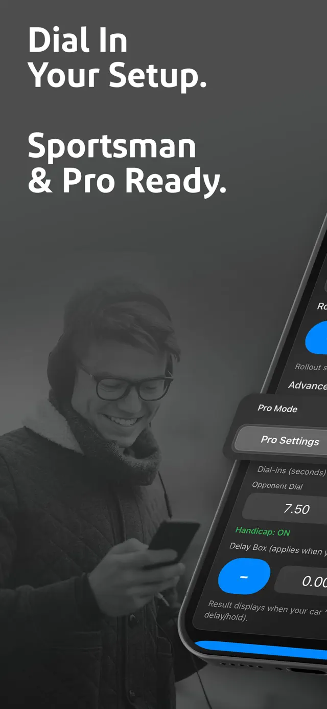 Promo screen: Dial in your setup. Sportsman and Pro ready.
